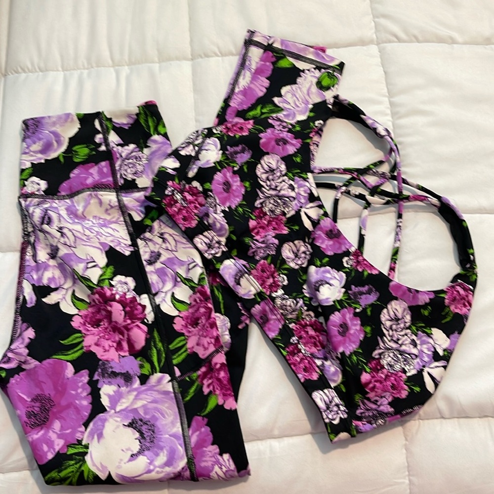 Victoria’s Secret leggings and bra top